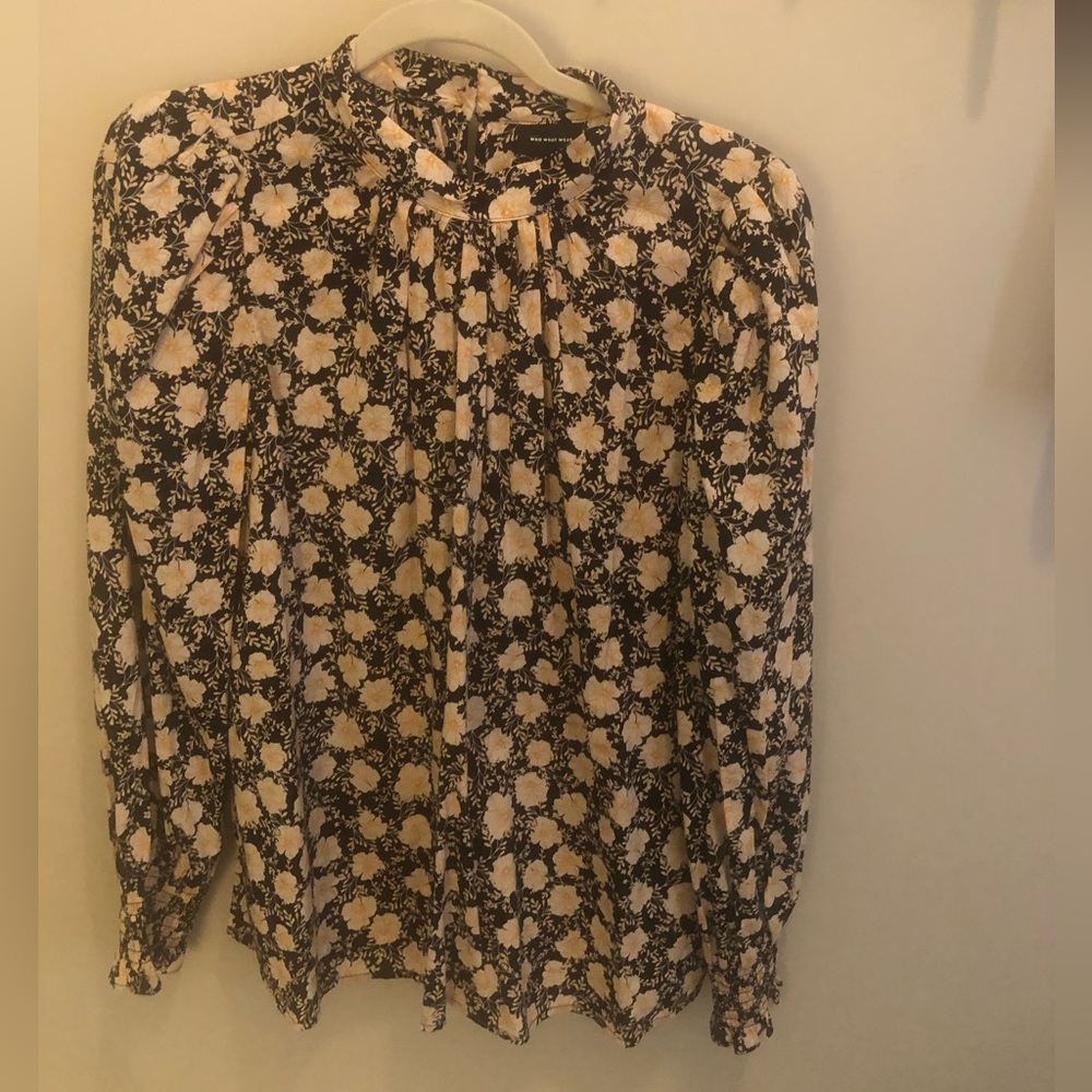 Who what wear floral patterned blouse